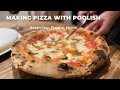 Making Pizza with Poolish (short relaxing video)