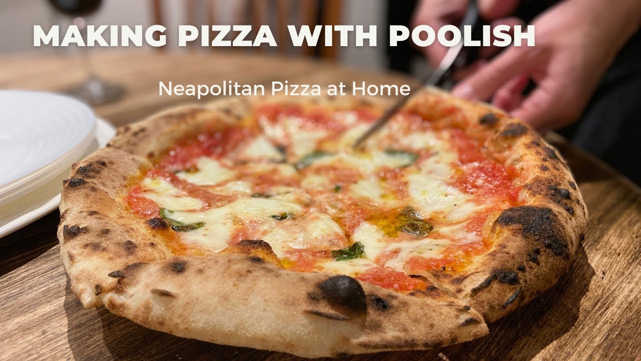 Making Pizza with Poolish (short relaxing video)