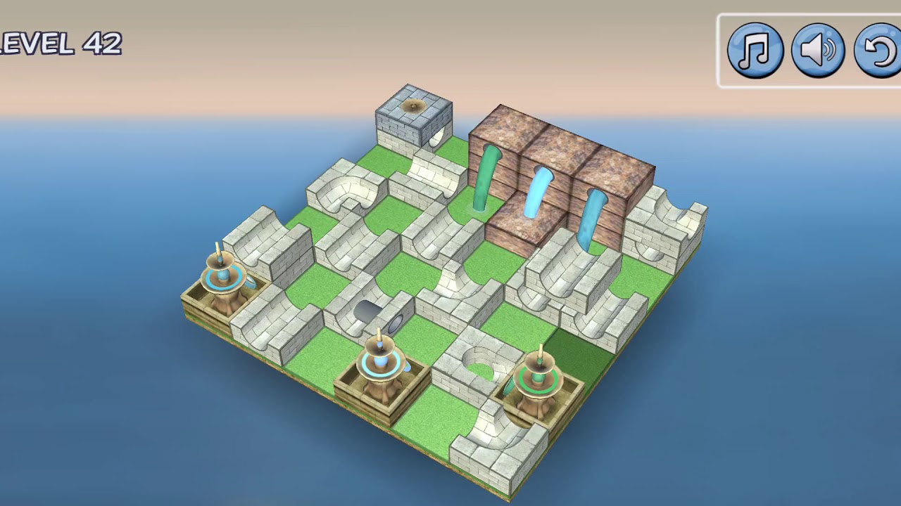 Miniatura de video para Mix - Nivel 42 | Flow Water Fountain 3D Puzzle | Solución, Gameplay sin Comentarios