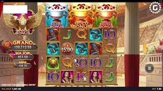 Rome Fight For Gold Eternal Empire by Foxium Slot Features | GamblerID screenshot 1
