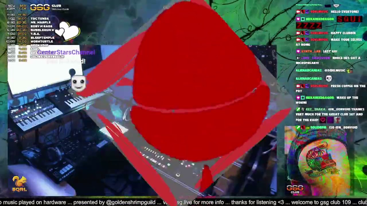 GSG CLUB 109 - TECHNO ON HARDWARE | gsg.live | @goldenshrimpguild