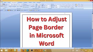 Add Page Borders in Microsoft Word Easily | Quick Tutorial