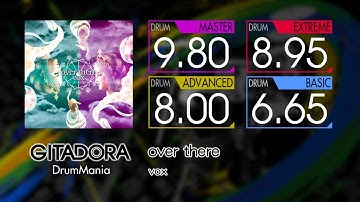 【GITADORA】 over there (MASTER ~ BASIC) Drum
