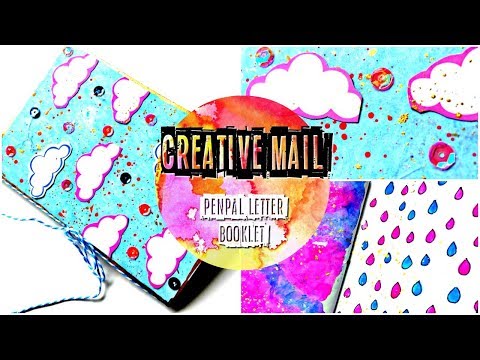 Creative happy mail: Pen-pal Booklet with the Lollipopbox club kit