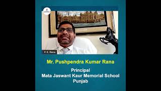 Official Teaser Mr. Pushpendra Kumar Rana Mata Jaswant Kaur Memorial School Punjab