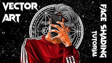Face shading | Vector Art  #nickcreation
