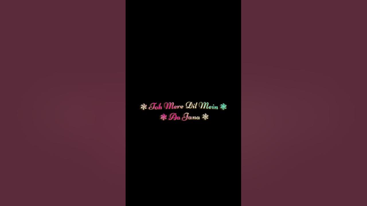 new-hindi-romantic-songs-lyrics-black-screen-template-kabhi-shaam