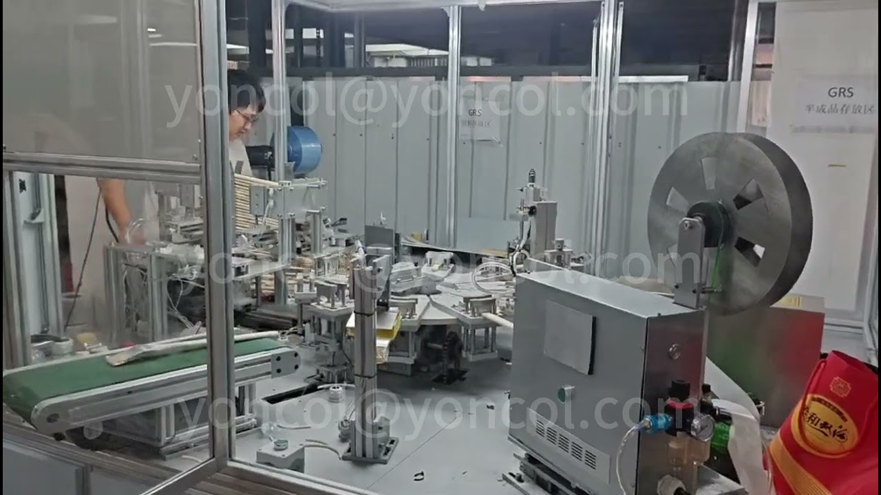Paint Brush Shrink Packing and Labeling Machine