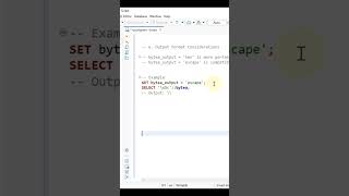 BYTEA Output Formats: Hex vs Escape