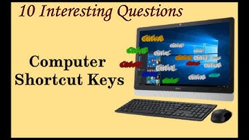 Interesting Shortcut keys in Computer  | For kids | GK Questions and Answers | Easy to learn