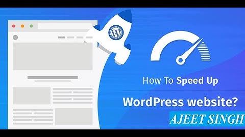 Increase wordpress website speed W3 total cache & Smush setting Reduce page load time plugin Hindi
