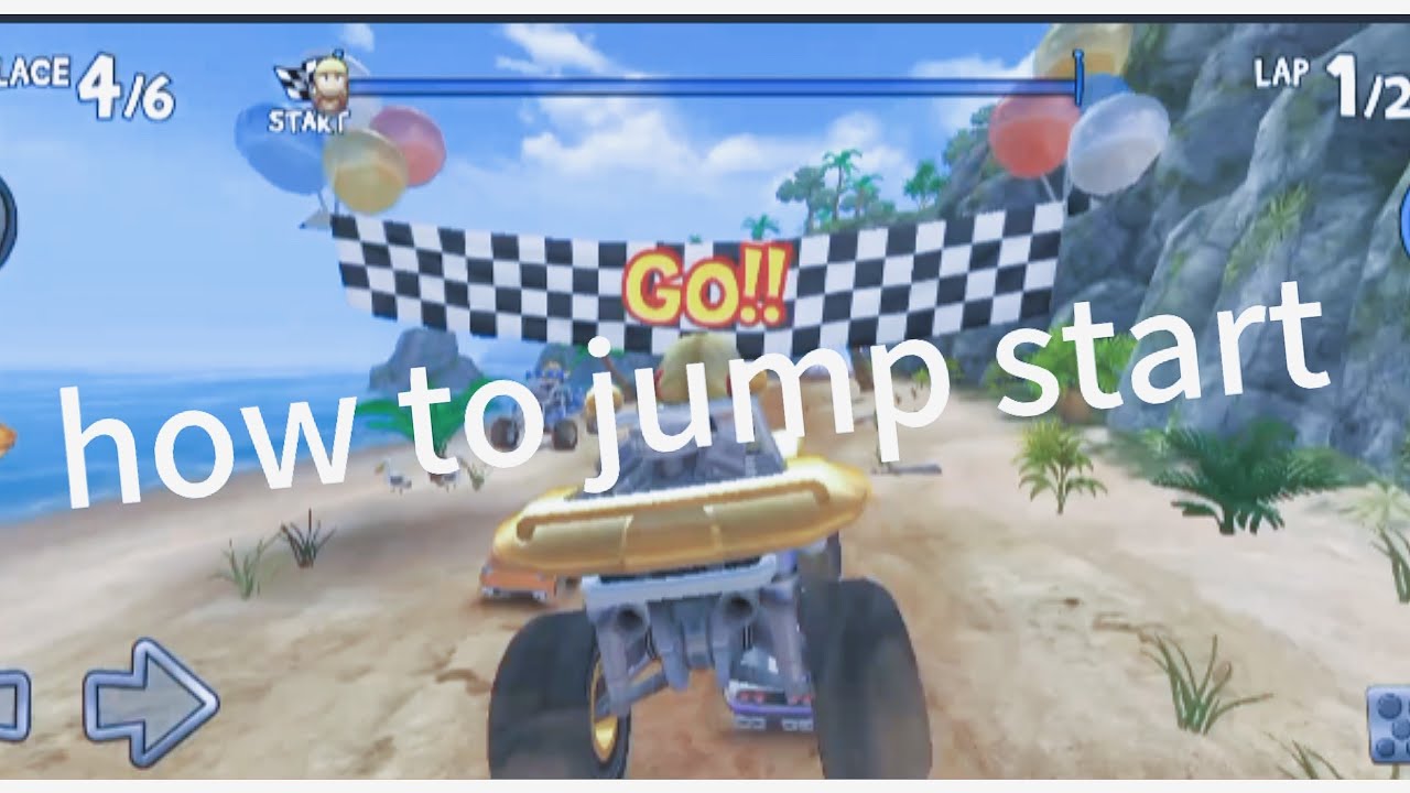 #how to jump start in beach buggy racing #youtube - YouTube