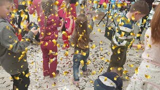 Paper party Дискотека Серебряная вечеринка Бумажное шоу Конфетти на 1 апреля Paper party Дискотека Серебряная вечеринка Бумажное шоу Конфетти на 1 апреля