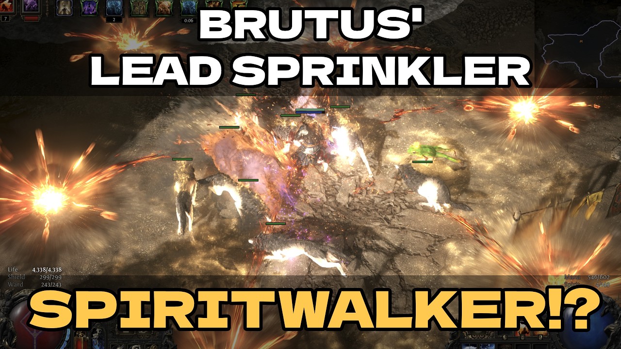 Build Huntress Brutus Lead Sprinkler Spirit Walker Season 5 Path of Exile 2