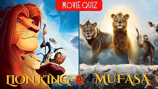 The Lion King & Mufasa Quiz  || Only True Fans Can Pass! || Can You Score 100% Like Simba?