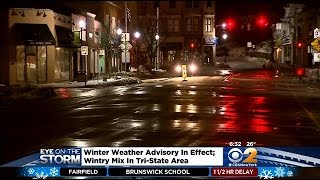 Wintry Mix Creates Slick Roadways Across Tri-State Area