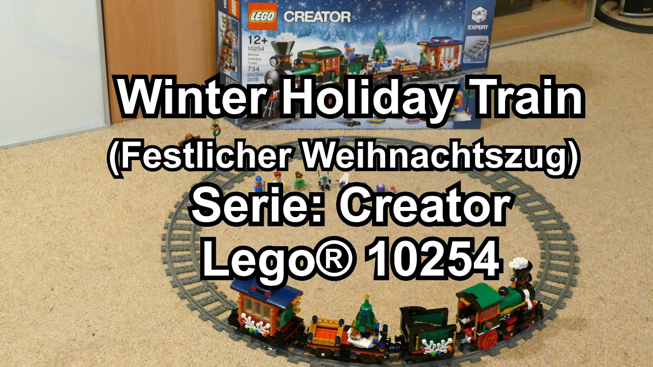 Lego Festlicher Weihnachtszug Set 10254 Creator Winter Holiday Train Review Deutsch