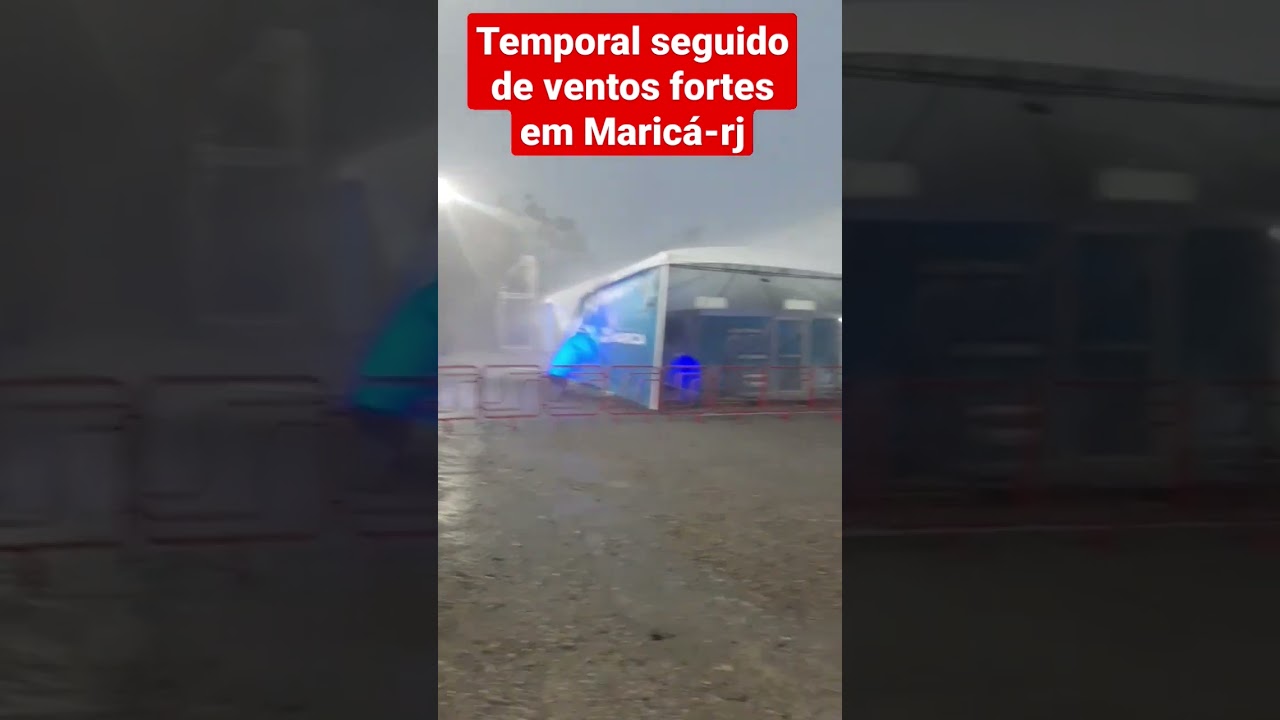 Temporal seguido de ciclone tropical em Maricá-rj #shortsvideo #shortsfeed