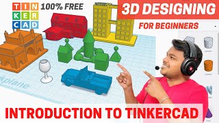 Introduction tutorial on Tinkercad | 3D Designing | For Beginners - PART 1