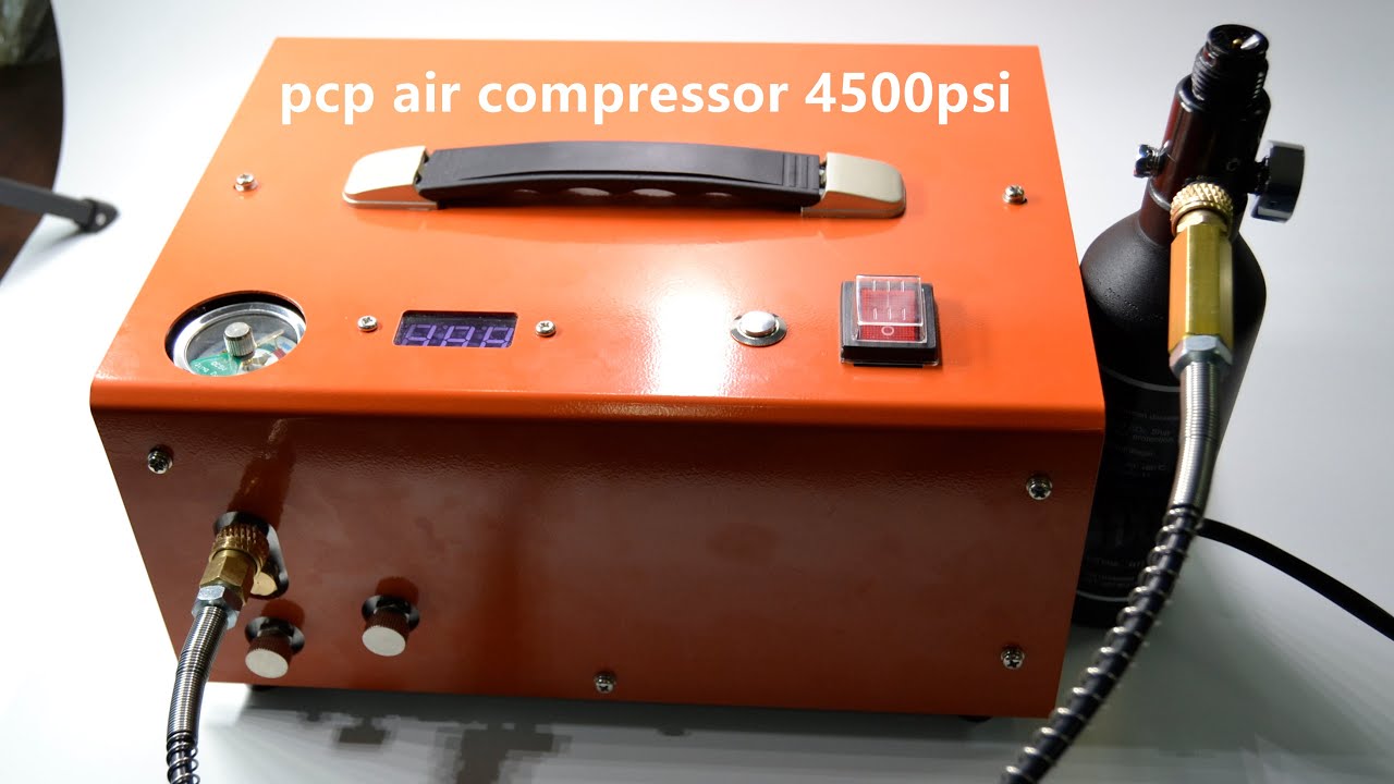 pcp air rifle airgun hunting 300bar 12v  pcp air compressor reviews -TOPA filling solution