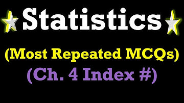 Most Important and repeated MCQs ch 4 Index number I Com part-2|Business stat Guess paper Commerce