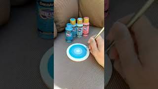 How to paint perfect round circles for a mandala?