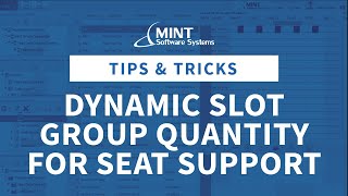 Dynamic Slot Group Quantity For Seat Support