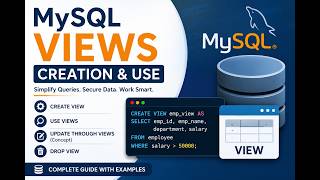 Chap 8 - MySQL Views Tutorial | Create, Use &amp; Manage Views (Complete SQL Guide for Beginners)