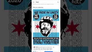#AlexPretti Chicago Unity Ride 1-31-26, 1pm, 6O6 Trail #bikechi #freedom