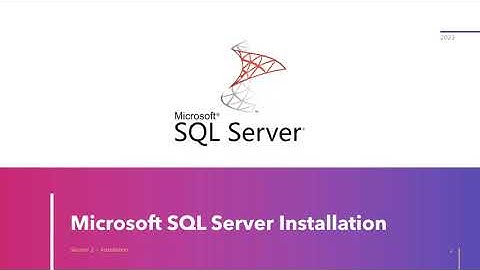 MS SQL Server 2019 Installation