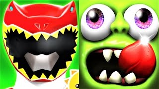 Power Rangers Dino Charge Rumble Vs Zombie Tsunami Game Play for Kids