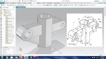 NX CAD # tutorial 10.5 # Advanced Modeling Tutorial #Industrial Part
