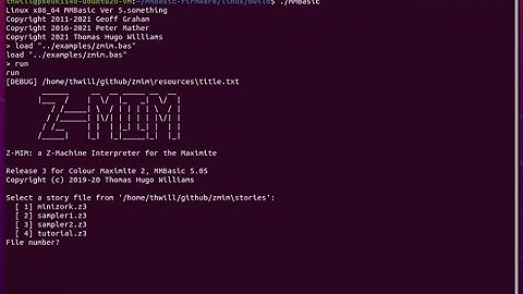 MMBasic running on Linux x86_64