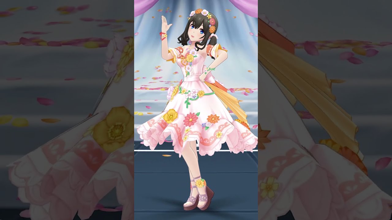 デレステ #鷺沢文香 👗ブルーミング・フェアリー ♪lilac time