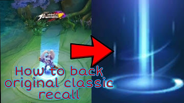How to Back Original Classic Recall | New Update [2022]