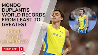 Mondo Duplantis' Record-Breaking Pole Vault Journey | Camera On #youtube #olympics