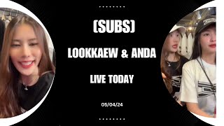 (ClickCC) Lookkaew & Anda was live on 05/04/24 🤍 #lookkaewkamollak #andaanunta screenshot 3