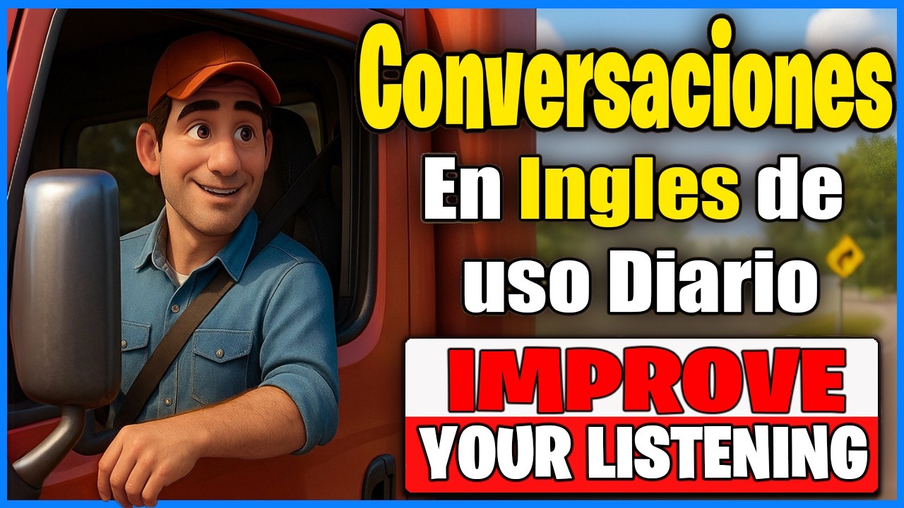 🎧 Escucha este Diálogo y Entenderás el Inglés Fácil y Rápido | 🚚 Inspección en la Carretera 🛣️