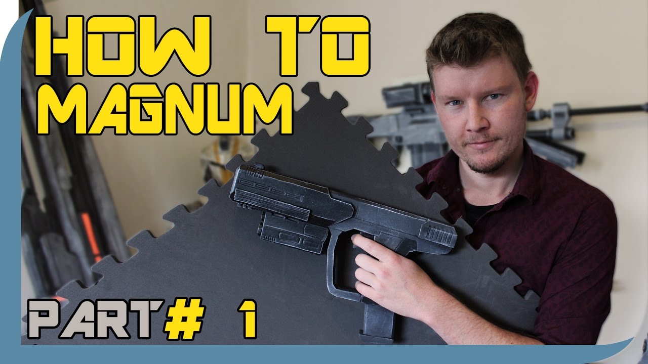 ИНСТРУКЦИЯ: Halo ODST MAagnum Косплей Реквизит ЧАСТЬ 1 - EVA Foam