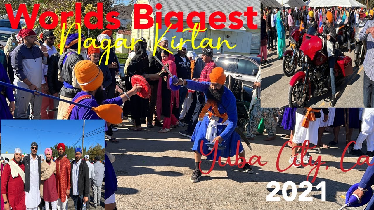 Worlds Biggest Nagar Kirtan Yuba City, Ca 2021 Part. 1 YouTube