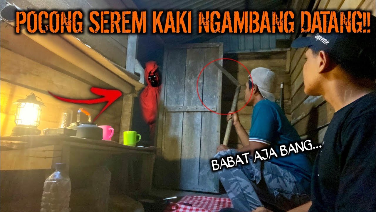 CAMPING HOROR TERROR POCONG NGAMBANG GA TENANG DI RUMAH KOSONG HAMPIR DI BABAT BG MAMAT!!