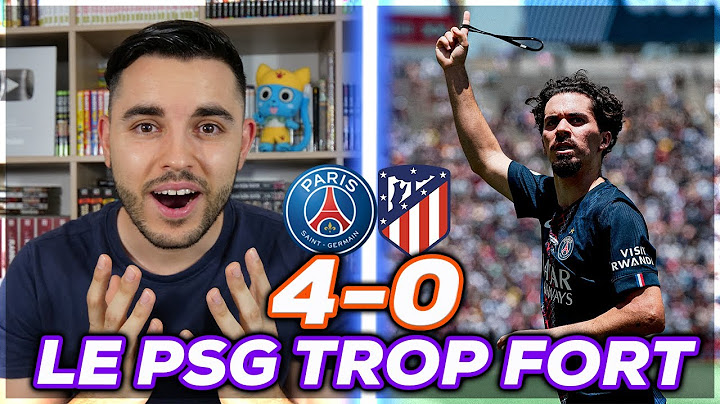 Le PSG HUMILIE l'ATLETICO ! VITINHA TROP FORT ! Résumé PSG 4-0 Atlético de Madrid