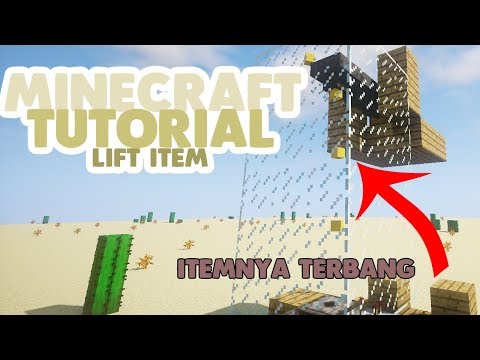 Minecraft Tutorial - Membuat Lift untuk Item ??