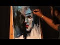 Making of Easy Abstract Painting || Acrylic on Canvas || Biki Majumder