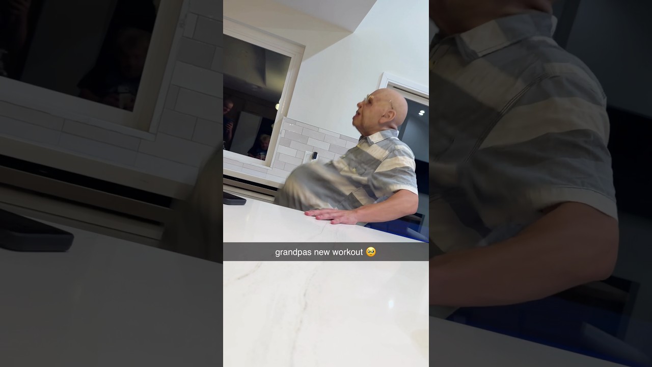 Grandpa's new workout 🥹￼