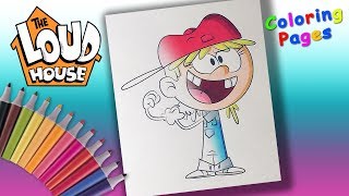 The Loud House Coloring Book for Kids. Lana Loud Coloring page