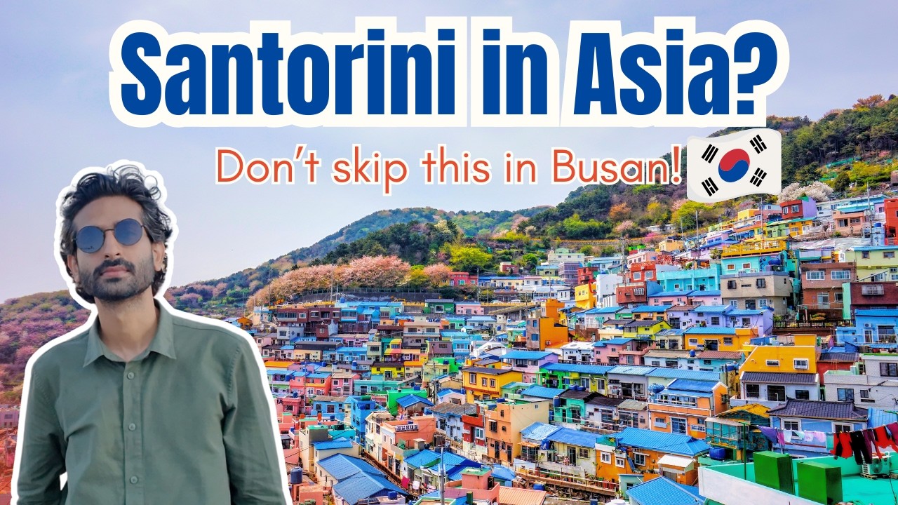 You Won't Believe This Place is in Asia (Not Greece!) Gamcheon Village Busan 🇰🇷