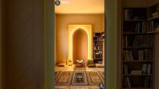 Minimal Prayer Room Glow-up… So calm 😌✨ #youtubeshorts #shorts #islam