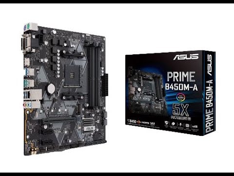 ASUS PRIME B450M-A Motherboard Unboxing and Overview