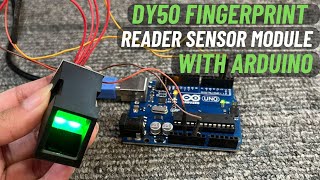 How to use DY50 Fingerprint Reader Sensor Module with Arduino | Example Code | English Subtitle
